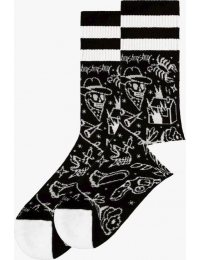 American socks meias cowboy